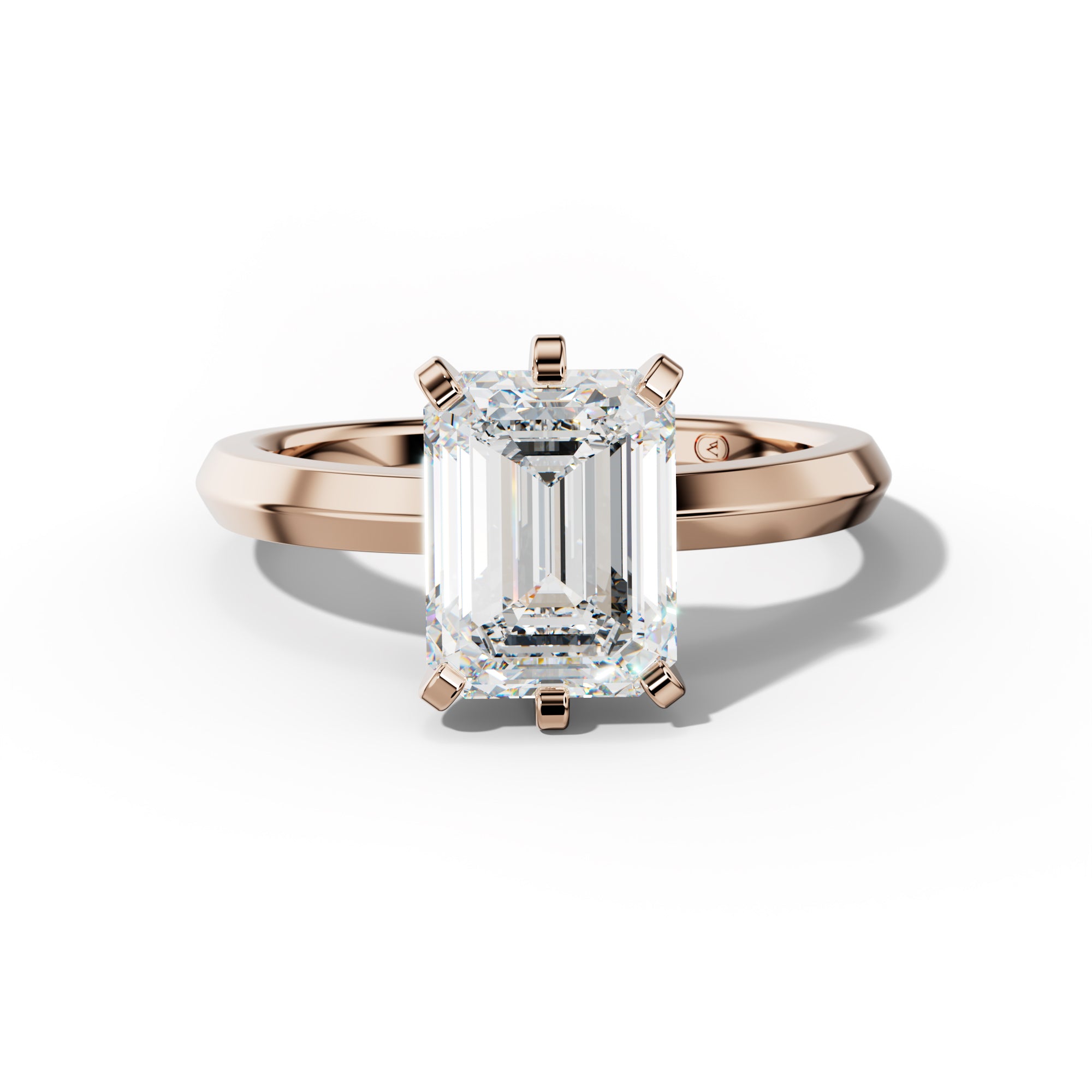 Lina Emerald Cut Engagement Ring